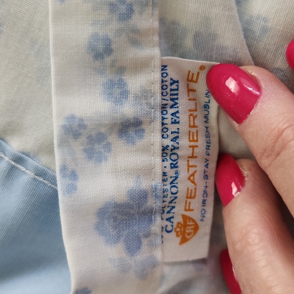 Shabby Chic Full/Queen Flat sheet - Picture 2 of 4